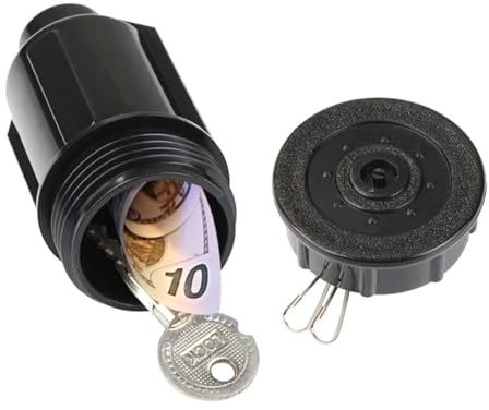 Yhsioaklo Ocultar el Llavero para el Exterior | Escondite de Llave para el Exterior | Clave Impermeable para Pasillo, jardín, césped | Organizador de Repuesto con Espacio Suficiente