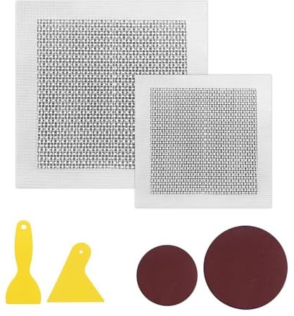 RUILILANG 6PCS Self Adhesive Wall Repair Patch Kit, 15cm&20cm Drywall Repair Patch, Plasterboard Patch, Plaster Repair- Kit for Repairing Holes, Cracks, Ceilings Filler