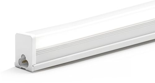 DIKHEE Feuchtraumleuchte LED 120CM Verknüpfbar 6500K Deckenleuchte Röhre