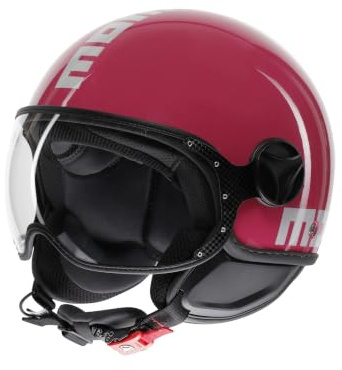 MOMO DESIGN CASCO JET E2206 CANDY FUCHSIA/WHITE XS