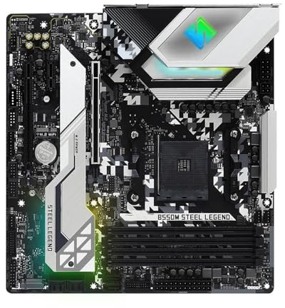 Schede madri Fit For ASRock B550 Steel Legend AM4 supporta CPU Ryzen 9 5950X 7 5800X3D 5700x3D DDR4 PCIe4.0 M.2 ATX
