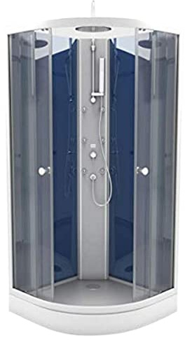Cabine de douche 1/4 de cercle - 85x85x225cm - NIGHTY