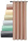npluseins Ösenschal Kira - Vorhang mit Ösen & Samt-Touch Blickdicht 1458.2059, Rose