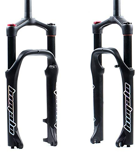 Syvrac Snow Bike Luftgabel 50,8 cm Gabel Strandfahrrad Gabel für 4.0 Reifen Snow Bike Spread 135 mm Fahrrad Fat Federgabel