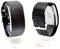 Binäruhr Herrenuhr Schwarz Binäre Armbanduhr Herren Kunstleder Armband Uhr Digital Binär Anzeige Silikonarmband