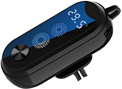 Qiumi Personal Wearable Luftreiniger Halskette | Mini tragbarer Lufterfrischer Ionisator | Beseitigung von Keimen, Staub, Viren, Bakterien, Allergenen, Schimmel, Gerüchen