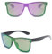 WQZYY&ASDCD Sonnenbrille Herren Damen Nette Quadratische Brille Männer Frauen EIN Stück Vintage Weiblich Uv400 Brille-Lila