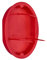 Voxura Signaldeckel rot Ø 60mm für Unterputz-Gerätedose Unterputzdose Schalterdose Verteilerdose rund UP 100 Stück