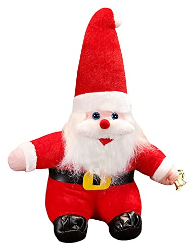 BYNYXI Stofftier Weihnachtsmann Plüschtier, 20cm Kawaii Weihnachtsmann Plüschfigur Kuscheltiere Gefüllte Plüschkissen Weihnachtspuppen Spielzeug für Kinder Jungen Mädchen Weihnachten Geschenke