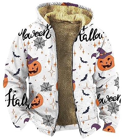 KONG JIMFAN Puffer Jacke Herren Sweatshirt Herren Jacke Herren Jacke Regenjacke Herren Bomberjacke Schwarz Softshell Jacke Herren Poloshirt Herren Motorradjacke Winter Jacke Herrn(White,XXL)