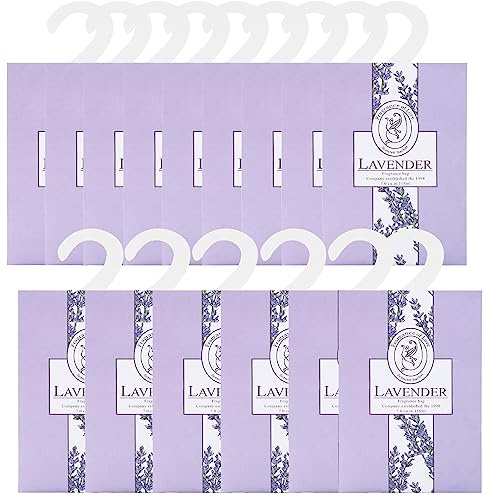 15PCS Saquitos Armario Ropa Ambientador Lavanda, Ambientador Armario Ropa Limpia, Hogar Perfumador Ropa, Bolsa Guardarropa, Bolsita Refrescador para Coche, Zapatero, Estanterías (XYC)