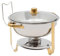 Dettchan 5L Chafing Dish Buffet Set, Edelstahl Runde Chafers Buffet Warmers Sets, für Restaurants Cafeterias Hotels Hochzeiten