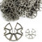 50 Pièces de Cales d'armature 60mm-85mm, Entretoise d'armature Verticale, Entretoise en Étoile, Cales d'armature pour fer à Béton, Fer à Béton, Fer de Montage, Chantier