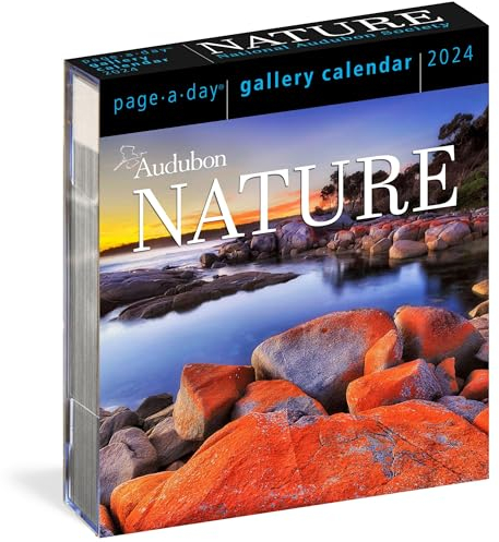 Audubon Nature Page-A-Day Gallery Calendar 2024: The Power and Spectacle of Nature Captured in Vivid, Inspiring Images
