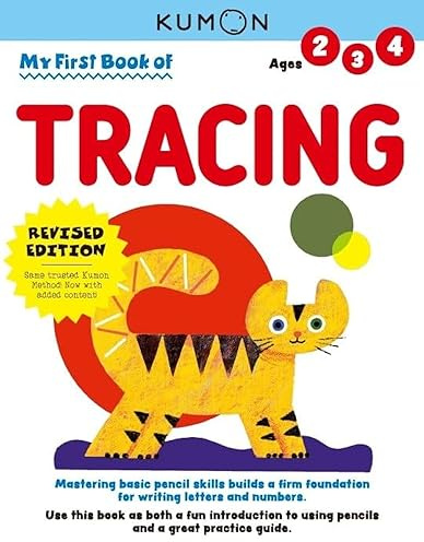 Kumon My First Book of Tracing-Revised Edition Ages 2-4 (Kumon Workbooks)