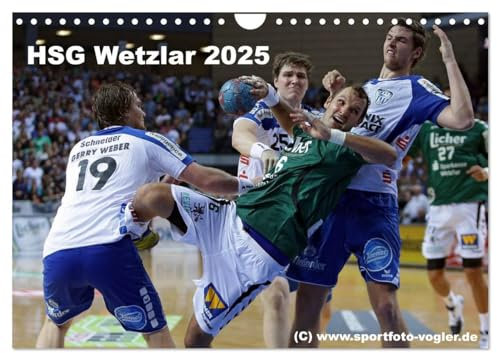 HSG Wetzlar - Handball Bundesliga 2025 (Wandkalender 2025 DIN A4 quer), CALVENDO Monatskalender