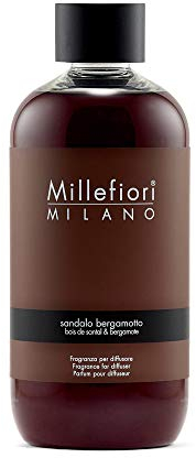 Millefiori Milano 7REMSB Nachfüllpack für Diffusor, Glas, Braun, 6 x 5,2 x 13,7 cm, 250 ml