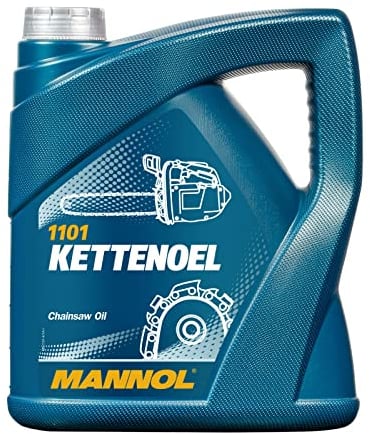 MANNOL Huile de chaîne 4 l - Protection optimale Contre l'usure et l'hiver - pour Outils de Jardin