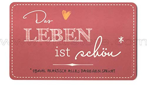 Frühstücksbrettchen Das Leben ist schön