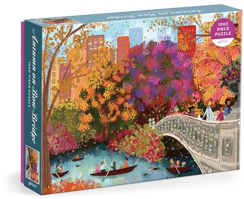 Joy Laforme Autumn on Bow Bridge 1000 Piece Puzzle