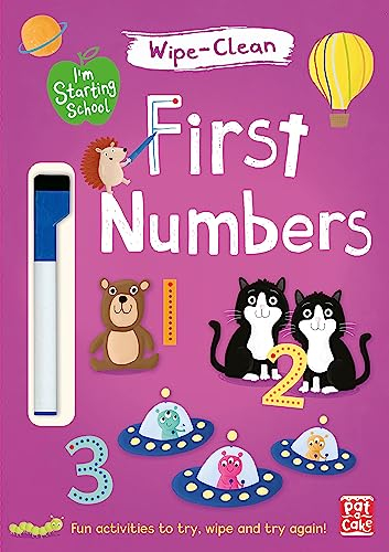 First Numbers: Wipe-clean book with pen (I'm Starting School)