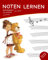 Notenheft. Noten lernen für Kinder und Anfänger. Klavier.