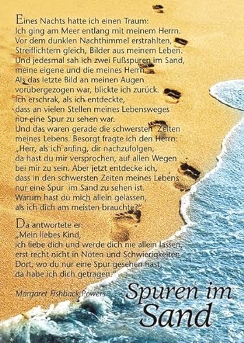 Spuren im Sand, 12 Postkarten