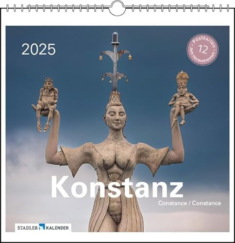 Konstanz 2025: Postkarten-Tischkalender