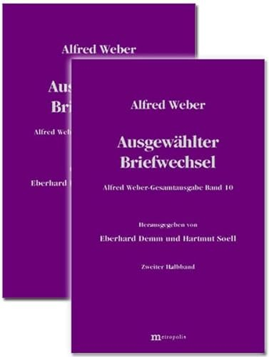 Alfred Weber Gesamtausgabe / Ausgewählter Briefwechsel