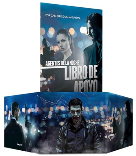 Shadowlands Ediciones Display Agents der Nacht + Unterstützungsbuch, Erweiterung, Rollenspiel, ab 18 Jahren, ab 2 Spielern, 1-2 Stunden pro Spiel, Spanisch
