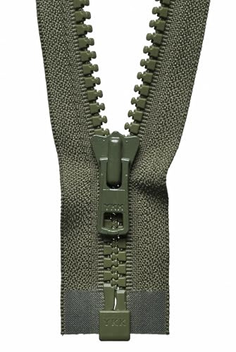 YKK Open Ended Zip, No. 566 Khaki, 46 cm Length