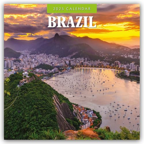 Brazil – Brasilien 2025 – 16-Monatskalender: Original Red Robin Publishing Ltd-Kalender [Mehrsprachig] [Kalender] (Wall-Kalender)