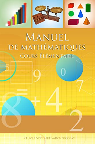 Manuel de Mathématiques cours élémentaire