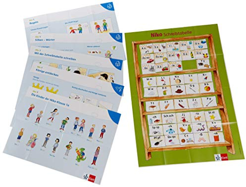 Niko 1: Laut- und Methodenposter (VE6) Klasse 1 (Niko Sprachbuch. Ausgabe ab 2014)
