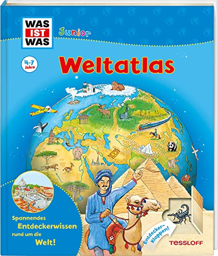 WAS IST WAS Junior Weltatlas für Kinder: Welche Kontinente gibt es? Wo liegt Afrika? Wo liegt der höchste Berg der Welt? (WAS IST WAS Junior Edition)