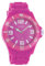 Oozoo Timepieces - XL Damenuhr mit Kautschukband - C4177 pink