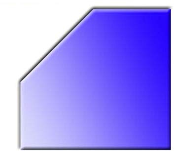Glasbodenplatte für Kaminöfen Fünfeck 1100x1100 6mm
