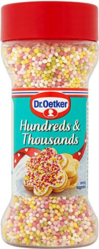 Dr. Oetker - Edible Decorations - Sprinkles - Hundreds & Thousands - 65g (Case of 6)
