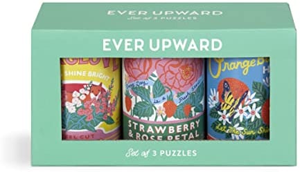 Galison 9780735373303 Ever Upward Set of 3 Puzzles in Tins