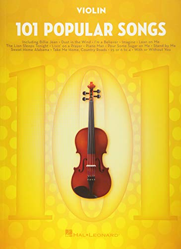 101 Popular Songs - Violin (Instrumental Folio): Noten, Sammelband für Violine (VIOLON)