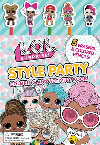 My Vibe Coloring and Activity Book Pencil Toppers (L.o.l. Surprise!)