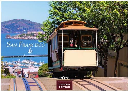 San Francisco Kalender 2027 – Wandkalender | Fotokalender Nordamerika 24x35cm – Golden Gate, Cable Cars & City Vibes als stilvolle Wanddeko für Fans der Westküste