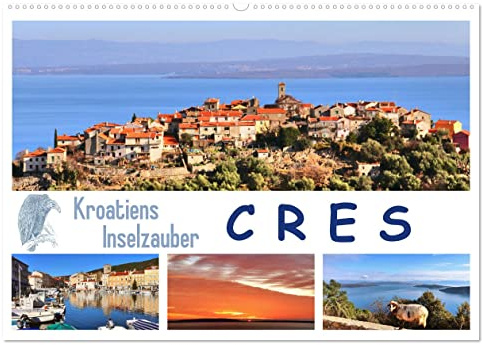 Kroatiens Inselzauber, Cres (Wandkalender 2026 DIN A2 quer), CALVENDO Monatskalender: Die Insel der Olivenhaine und Gänsegeier (CALVENDO Orte)