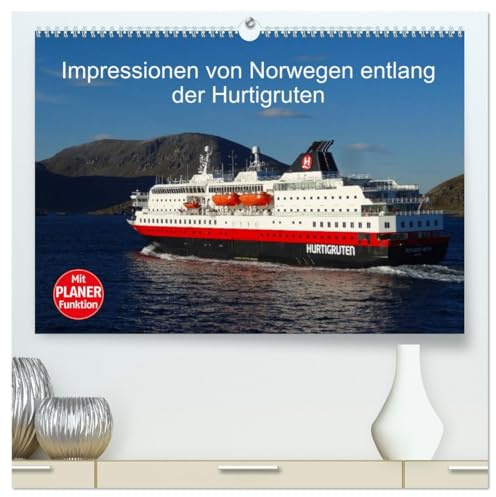 Impressionen von Norwegen entlang der Hurtigruten (hochwertiger Premium Wandkalender 2026 DIN A2 quer), Kunstdruck in Hochglanz: Mit dem Postschiff ... der norwegischen Küste (CALVENDO Natur)