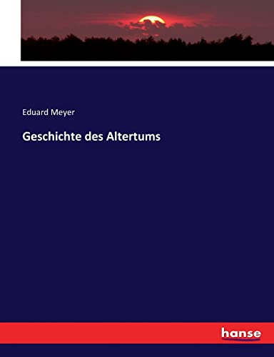 Geschichte des Altertums