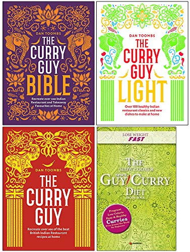 The Curry Guy Collection 4 Books Collection Set (The Curry Guy Bible, The Curry Guy Light, The Curry Guy, The Slow Cooker Spice-Guy Curry Diet)