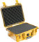 PELI 1400 Koffer für Kamera, Linsen, Drohnen, Empfindliches Elektronisches Equipment, IP67 Wasser- und Staubdicht, 9L Volumen, Mit Schaumstoffeinlage (Anpassbar), Gelb