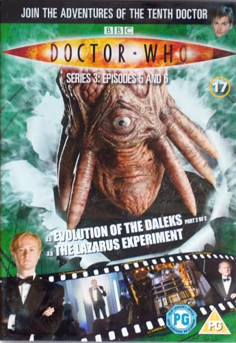 Doctor Who Dvd Files #17 - Series 3 Episodes 5 & 6 - Evolution Of The Daleks & The Lazarus Experiment - DVD ONLY