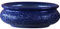 K&K Keramik Bonsaischale/Pflanzschale Watzmann XL flach, 50x18 cm, blau, frostbeständig