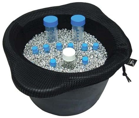 Waterless ice bucket kit; two chill packs, bead bag - NO BEADS